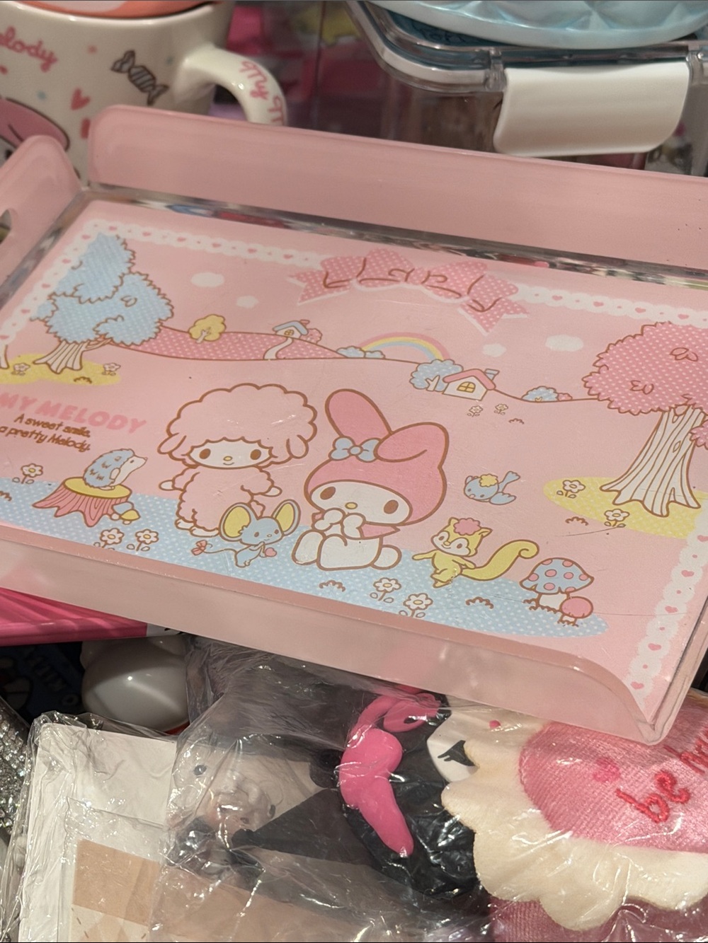 Acrylic Melody Sweet Piano tray